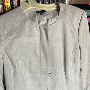 Anne Klein Women's Light Gray Blazer